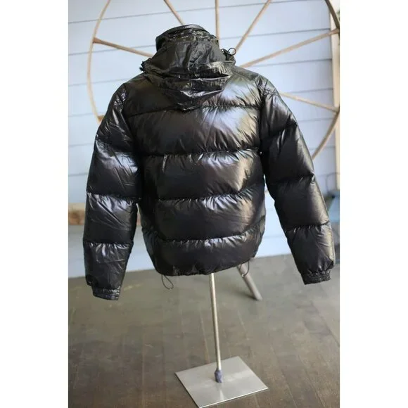 $1,790 Moncler Ever Puffer Down Jacket Nylon Black Size 1/Small MINT